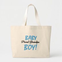 Stolze Großvater-Baby-T-Shirts und Geschenke Tasche