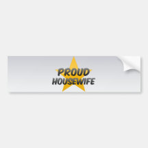 Stolze Hausfrau Autosticker