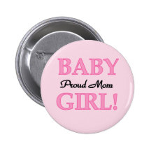 Stolze Mamma-Baby-T-Shirts und Geschenke Anstecknadelbutton