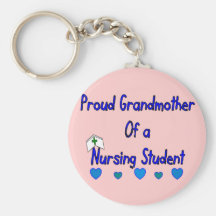 Stolzer Granmother Krankenpflege-Student Schlüsselanhänger