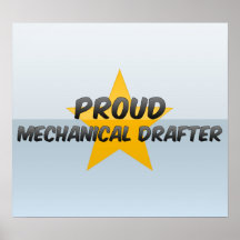Stolzer mechanischer Absender Posterdruck
