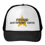 Stolzer Restaurant-Kritiker Baseballcaps