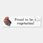 Stolzer Vegetarier - Autoaufkleber