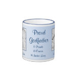 Stolzes Pate-neues Baby-personalisierter Becher Teetassen