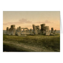 Stonehenge, Wiltshire, England Grußkarte