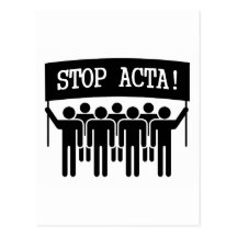 Stoppen Sie ACTA Postkarten