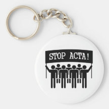 Stoppen Sie ACTA Schlüsselbänder