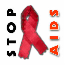 Stoppen Sie AIDS (Seite) Acryl Ausschnitt