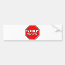STOPPEN SIE ARIZONA-SB 1070 AUTO STICKER
