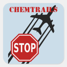 Stoppen Sie chemtrails Sticker