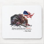 STOPPEN Sie, das Tier zu füttern Mousepads