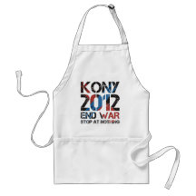 Stoppen Sie Kony Schürze