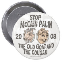 Stoppen Sie McCain Palin 2008 Buttons