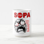 Stoppen Sie SOPA Raserei FU Meme gegenüberstellen  tassen