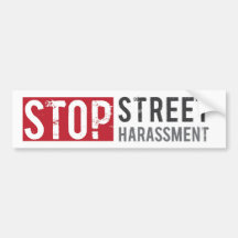 Stoppen Sie Straßen-Belästigungs-Autoaufkleber