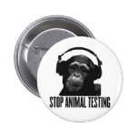 stoppen Sie Tierversuche Button