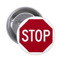 Stoppschild Anstecknadel