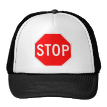 Stoppschild kundengerecht baseballkappe