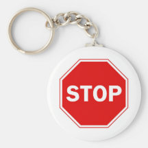 Stoppschild Schlüsselbänder