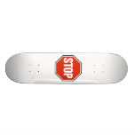 Stoppschild - Skateboard Personalisiertes Deck