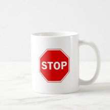 Stoppschild Tasse