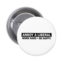 STÖREN SIE EINE LIBERALE ARBEIT STARK UND SEIEN SI ANSTECKNADELBUTTON