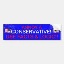 STÖREN SIE EINEN KONSERVATIVEN! AUTOSTICKER