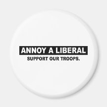 STÖREN SIE EINEN LIBERALEN. STÜTZEN SIE UNSERE TRU KÜHLSCHRANKMAGNETE