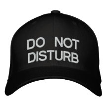 STÖREN SIE NICHT BESTICKTE BASEBALLCAPS