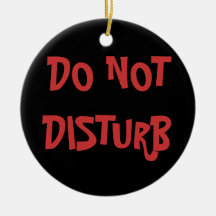 Stören Sie nicht gekommen in Türaufhänger Weihnachtsbaum Ornamente
