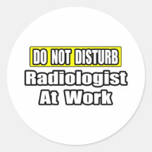 Stören Sie… Radiologeen nicht bei der Arbeit Sticker