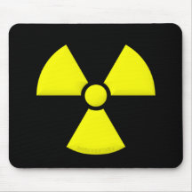 Strahlungs-Symbol Mousepad