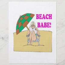 Strand-Baby 3 Flyerdruck