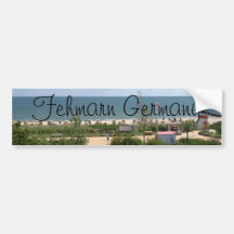 Strand bei Fehmarn Deutschland Auto Sticker