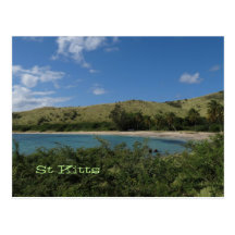 Strand-Foto-Postkarte St. Kitts tropische