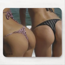 Strand gammelt Mausunterlage herum Mousepad