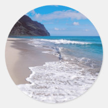 Strand-Hochzeits-Hintergrund Stickers