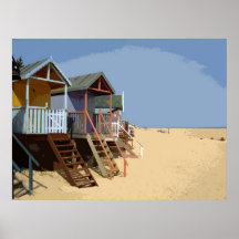 STRAND-HÜTTEN 3 POSTER