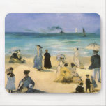 Strand in Boulogne durch Manet, Vintager Impressio Mauspads