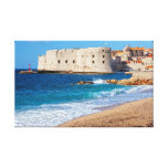 Strand in Dubrovnik Galerie Faltleinwand