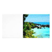 Strand in St George Bermuda Bildkarte