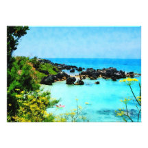 Strand in St George Bermuda Individuelle Ankündigung