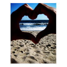 Strand-Liebe Postkarten
