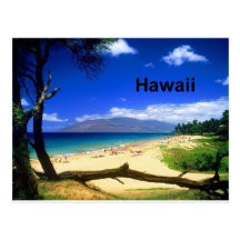 Strand Mauis Hawaii Kihei (St.K.) Postkarte