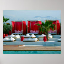 Strand-Rouge Plakatdruck