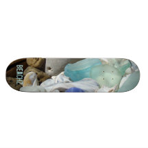 Strand Seaglass Skateboard-Kunst entwirft Küsten-F Skateboard Brett