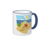 Strand-Spiel Tee Tassen