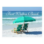 Strand-Stühle - Fort Walton Beach, Florida Postkarten