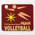 Strand-Volleyball Mauspads