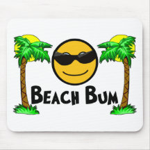 Strand-wertlos Sonnenschein-u. Palmen Mousepad
